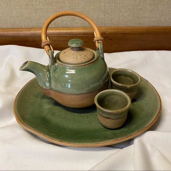 Tea for Two Tea Set Handcraft - Picture 1 of 5